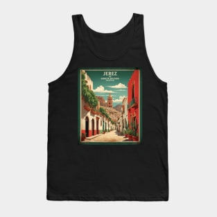 Jerez de Garcia Salinas Zacatecas Mexico Vintage Tourism Travel Tank Top